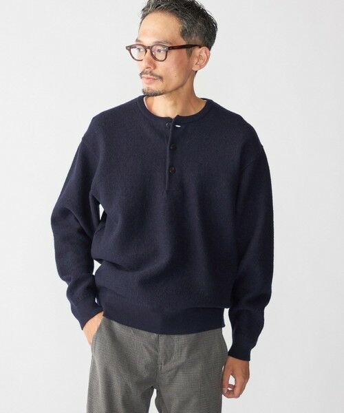 SHIPS / シップス ニット・セーター | SHIPS: ヘビー ボイルド ヘンリーネック ニット | 詳細17