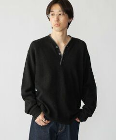 SHIPS / シップス ニット・セーター | City Ambient Products: シャギー ヘンリー ネック ニット