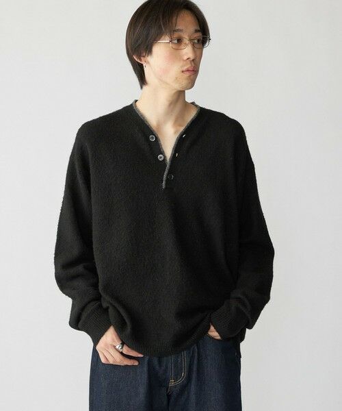 SHIPS / シップス ニット・セーター | City Ambient Products: シャギー ヘンリー ネック ニット | 詳細2