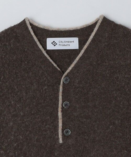SHIPS / シップス ニット・セーター | City Ambient Products: シャギー ヘンリー ネック ニット | 詳細10