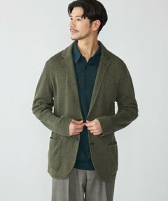 SHIPS / シップス ナイロンジャケット | 【SHIPS別注】FLY3: コットン/リネン ヘリンボーン ニット ブレザー