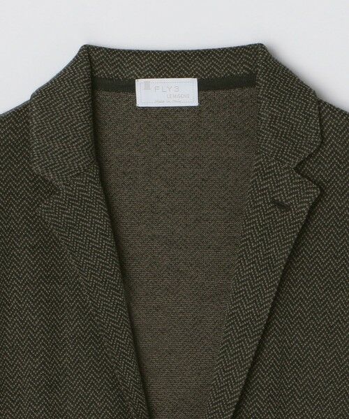 SHIPS / シップス ナイロンジャケット | 【SHIPS別注】FLY3: コットン/リネン ヘリンボーン ニット ブレザー | 詳細10