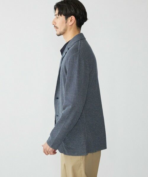 SHIPS / シップス ナイロンジャケット | 【SHIPS別注】FLY3: コットン/リネン ヘリンボーン ニット ブレザー | 詳細17