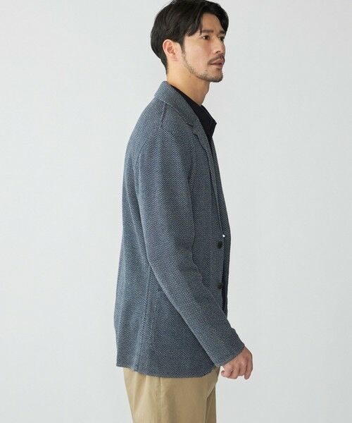 SHIPS / シップス ナイロンジャケット | 【SHIPS別注】FLY3: コットン/リネン ヘリンボーン ニット ブレザー | 詳細19