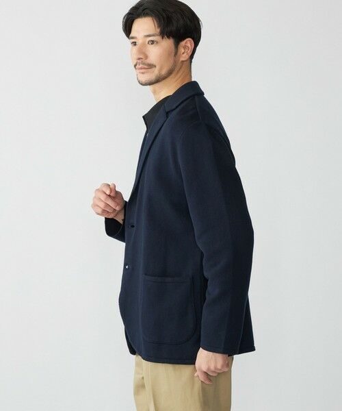 SHIPS / シップス ナイロンジャケット | 【SHIPS別注】FLY3: コットン ニット ブレザー | 詳細1