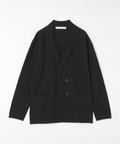 SHIPS / シップス ナイロンジャケット | BATEAUX DE SHIPS: リネン ダブル ブレスト ニット ジャケット