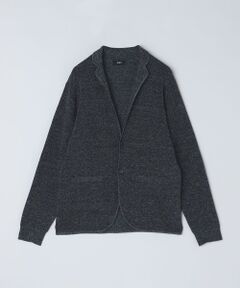 SHIPS / シップス ナイロンジャケット | SHIPS: 14ゲージ リネン ニット 2ボタン ジャケット