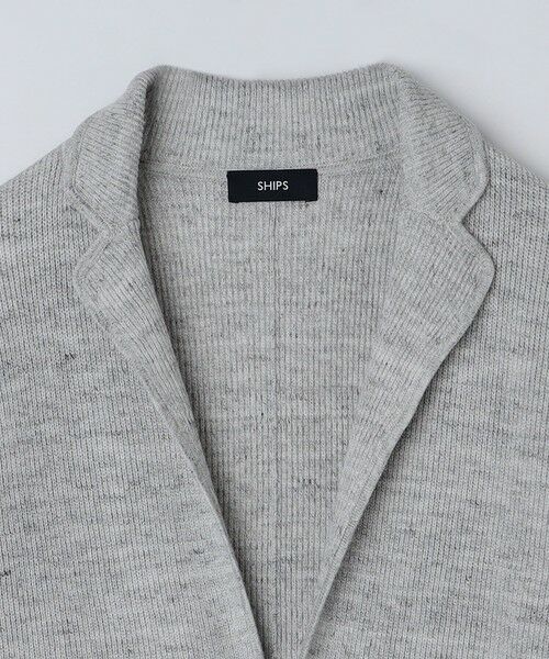 SHIPS / シップス ナイロンジャケット | SHIPS: 14ゲージ リネン ニット 2ボタン ジャケット | 詳細2