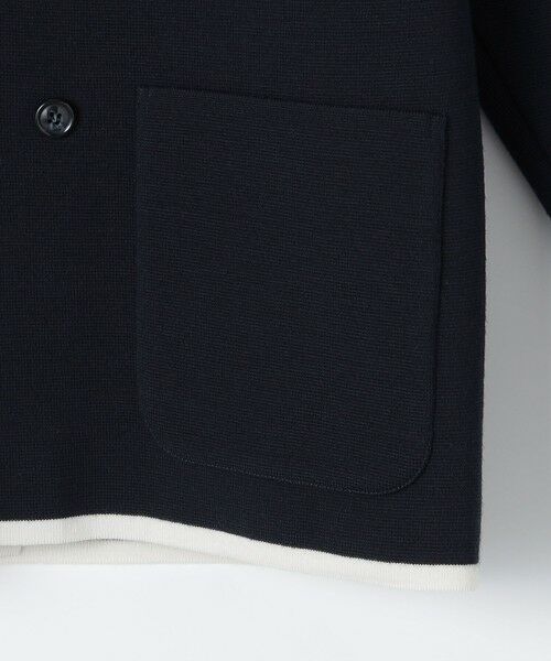 SHIPS / シップス ナイロンジャケット | BATEAUX DE SHIPS: ミラノリブ ダブルブレスト ジャケット | 詳細8