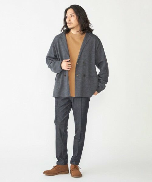 SHIPS / シップス ナイロンジャケット | SHIPS: ダブル ニット ジャケット | 詳細2