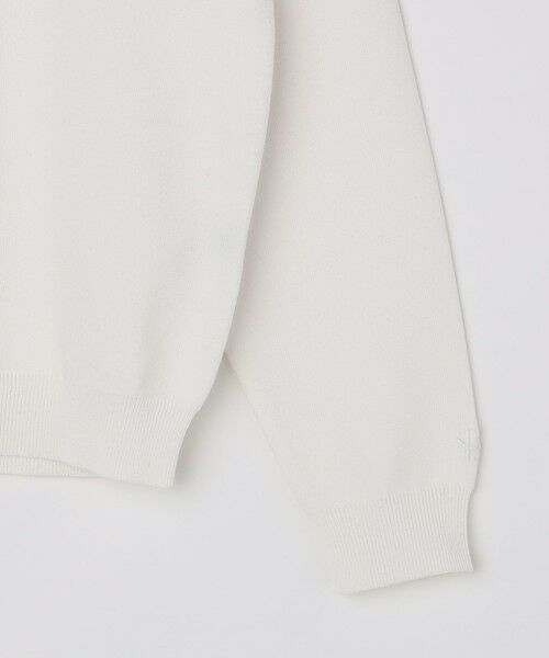 SHIPS / シップス ニット・セーター | 【WEB限定】SHIPS:〈ネックが選べる/手洗い可能〉テレワーク ビズ ワンポイント ロゴ ニット | 詳細6