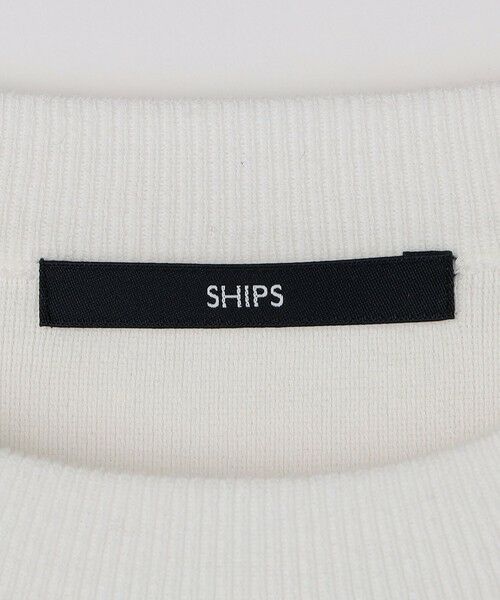 SHIPS / シップス ニット・セーター | 【WEB限定】SHIPS:〈ネックが選べる/手洗い可能〉テレワーク ビズ ワンポイント ロゴ ニット | 詳細7