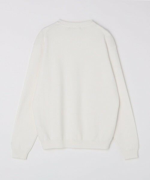 SHIPS / シップス ニット・セーター | 【WEB限定】SHIPS:〈ネックが選べる/手洗い可能〉テレワーク ビズ ワンポイント ロゴ ニット | 詳細9