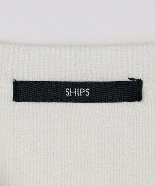 SHIPS / シップス ニット・セーター | 【WEB限定】SHIPS:〈ネックが選べる/手洗い可能〉テレワーク ビズ ワンポイント ロゴ ニット | 詳細17
