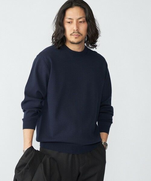SHIPS / シップス ニット・セーター | 【WEB限定】SHIPS:〈ネックが選べる/手洗い可能〉テレワーク ビズ ワンポイント ロゴ ニット | 詳細27