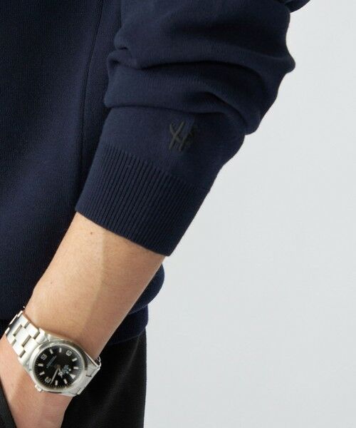 SHIPS / シップス ニット・セーター | 【WEB限定】SHIPS:〈ネックが選べる/手洗い可能〉テレワーク ビズ ワンポイント ロゴ ニット | 詳細28