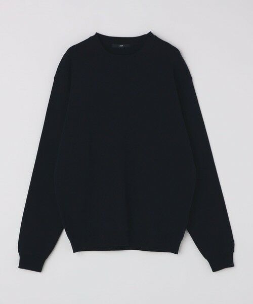 SHIPS / シップス ニット・セーター | 【WEB限定】SHIPS:〈ネックが選べる/手洗い可能〉テレワーク ビズ ワンポイント ロゴ ニット | 詳細30