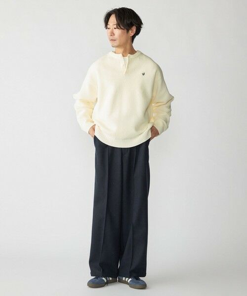 SHIPS / シップス ニット・セーター | 【WEB限定】SHIPS: ヘンリーネック レイヤード ニット | 詳細1