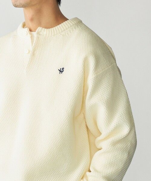 SHIPS / シップス ニット・セーター | 【WEB限定】SHIPS: ヘンリーネック レイヤード ニット | 詳細3