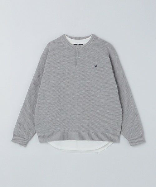 SHIPS / シップス ニット・セーター | 【WEB限定】SHIPS: ヘンリーネック レイヤード ニット | 詳細10