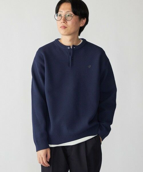 SHIPS / シップス ニット・セーター | 【WEB限定】SHIPS: ヘンリーネック レイヤード ニット | 詳細30