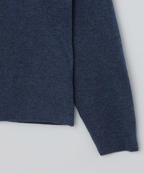 SHIPS / シップス ニット・セーター | ALANPAINE: ジーロング ウール 12ゲージ 2ポケット ニットシャツ | 詳細4