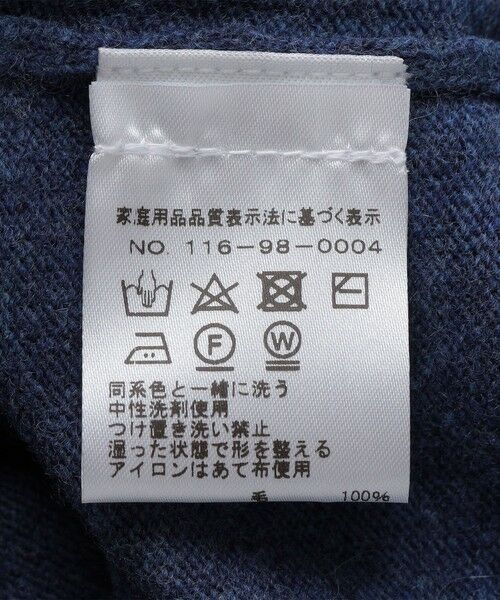 SHIPS / シップス ニット・セーター | ALANPAINE: ジーロング ウール 12ゲージ 2ポケット ニットシャツ | 詳細7