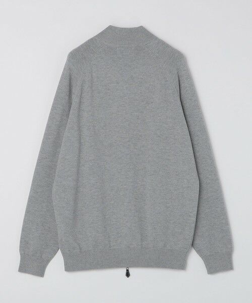 SHIPS / シップス ニット・セーター | ALANPAINE: 12ゲージ ウール/コットン ファネルネック ジップアップ ニット | 詳細1