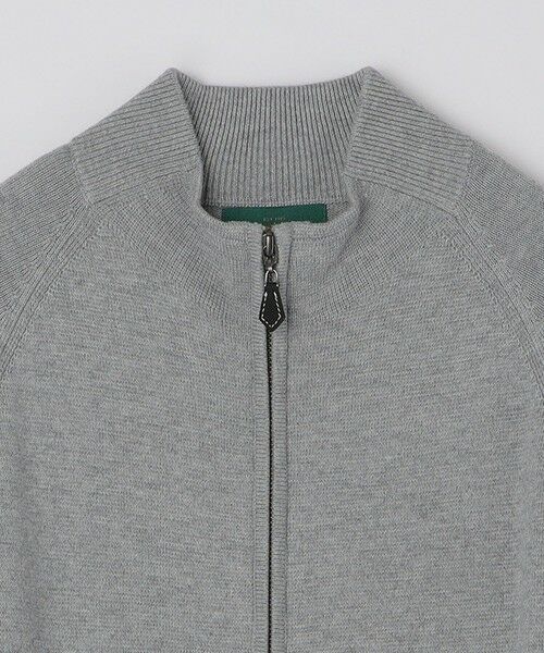 SHIPS / シップス ニット・セーター | ALANPAINE: 12ゲージ ウール/コットン ファネルネック ジップアップ ニット | 詳細2