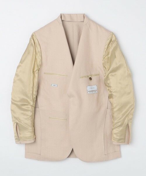 SHIPS / シップス テーラードジャケット | 【SHIPS別注】CARUSO: アイーダ ワイドラペル アイリッシュ リネン ジャケット | 詳細2