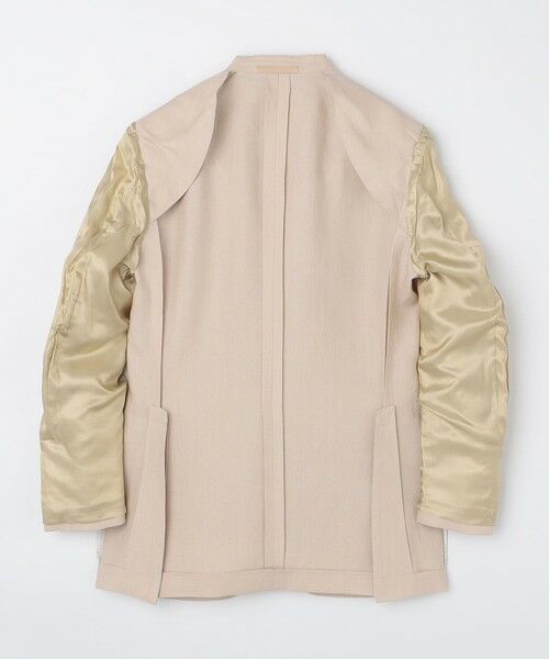 SHIPS / シップス テーラードジャケット | 【SHIPS別注】CARUSO: アイーダ ワイドラペル アイリッシュ リネン ジャケット | 詳細3