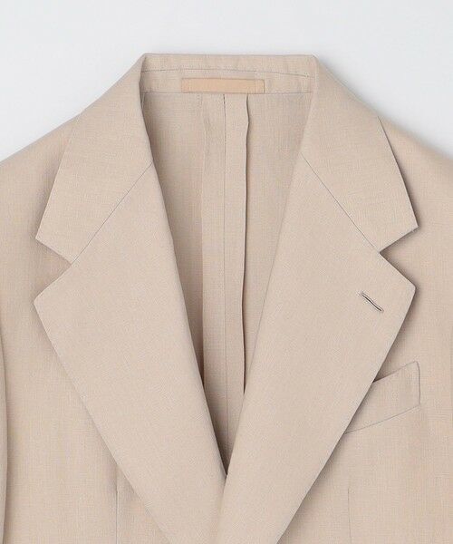 SHIPS / シップス テーラードジャケット | 【SHIPS別注】CARUSO: アイーダ ワイドラペル アイリッシュ リネン ジャケット | 詳細4