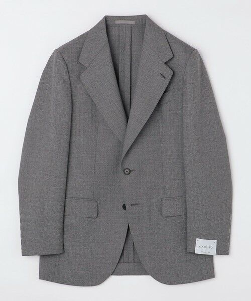 SHIPS / シップス テーラードジャケット | 【SHIPS別注】CARUSO: AIDA トロピカルウール ジャケット（チャコールグレー）