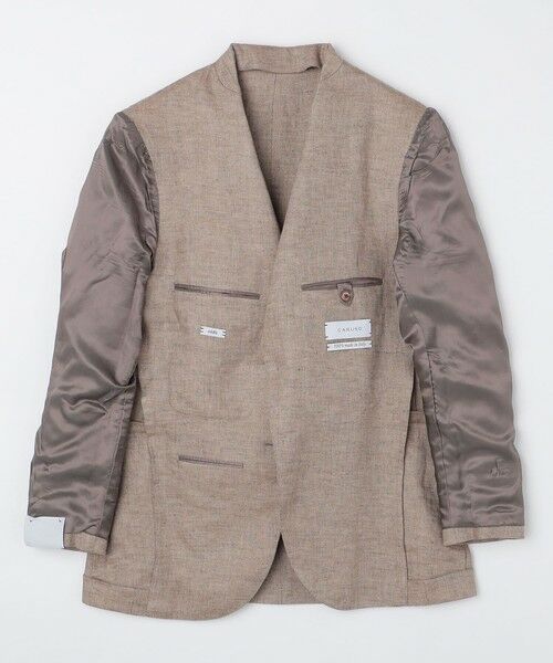 SHIPS / シップス テーラードジャケット | 【SHIPS別注】CARUSO: AIDA リネン バスケット ジャケット | 詳細2