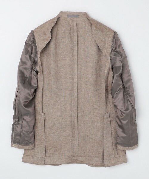 SHIPS / シップス テーラードジャケット | 【SHIPS別注】CARUSO: AIDA リネン バスケット ジャケット | 詳細3