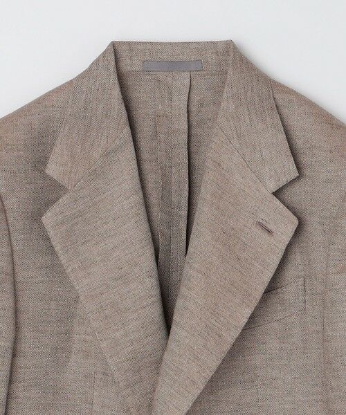 SHIPS / シップス テーラードジャケット | 【SHIPS別注】CARUSO: AIDA リネン バスケット ジャケット | 詳細4