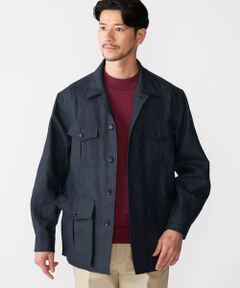 SHIPS / シップス テーラードジャケット | SHIPS: LES LESTON リネン サファリ ジャケット