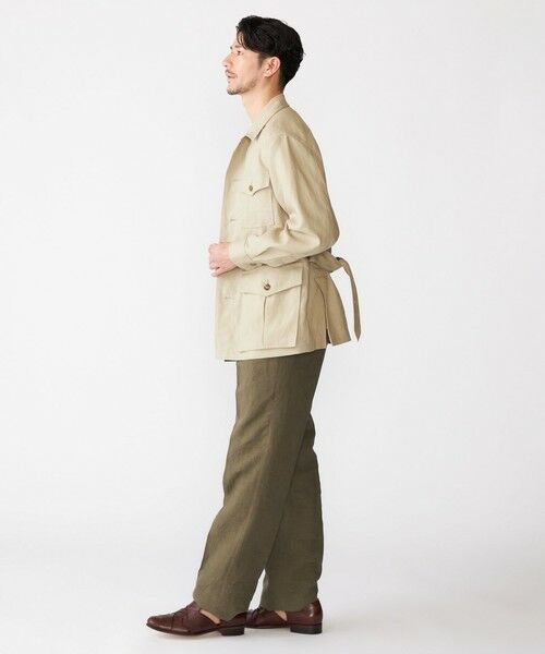 SHIPS / シップス テーラードジャケット | SHIPS: LES LESTON リネン サファリ ジャケット | 詳細6