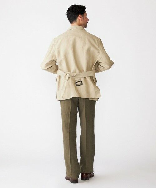 SHIPS / シップス テーラードジャケット | SHIPS: LES LESTON リネン サファリ ジャケット | 詳細7