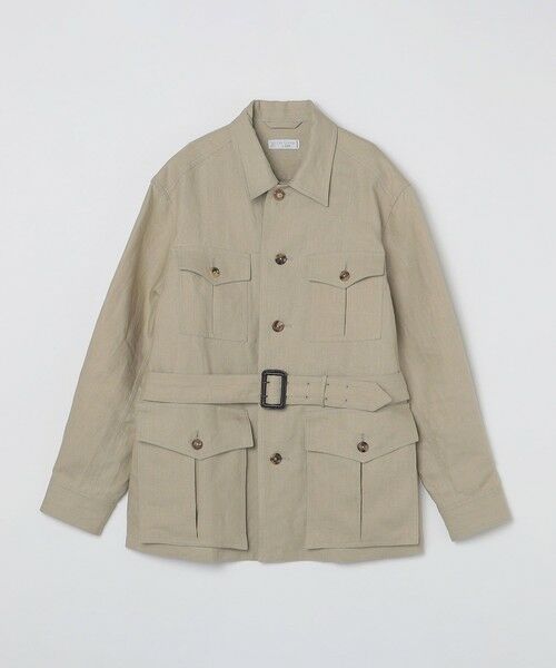 SHIPS / シップス テーラードジャケット | SHIPS: LES LESTON リネン サファリ ジャケット | 詳細8