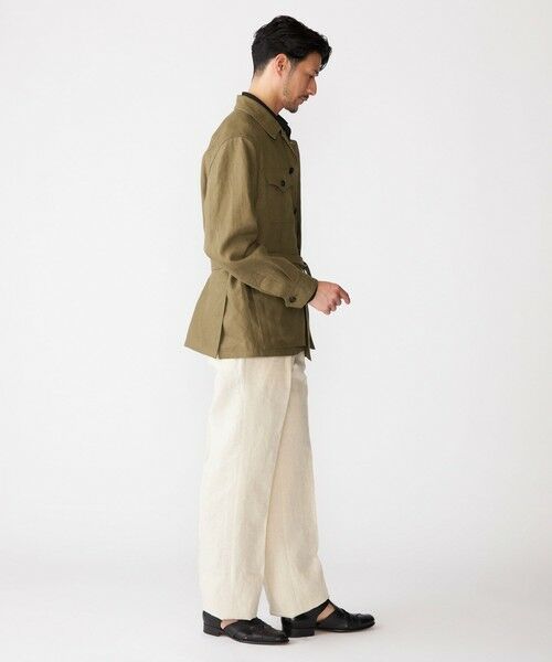 SHIPS / シップス テーラードジャケット | SHIPS: LES LESTON リネン サファリ ジャケット | 詳細19
