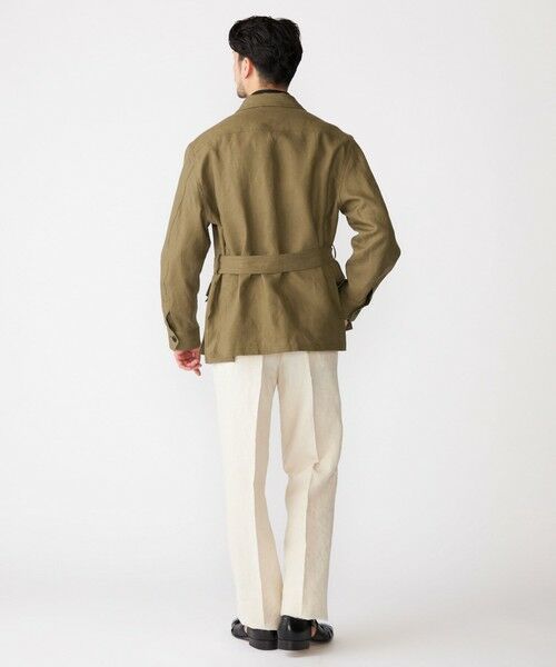 SHIPS / シップス テーラードジャケット | SHIPS: LES LESTON リネン サファリ ジャケット | 詳細20