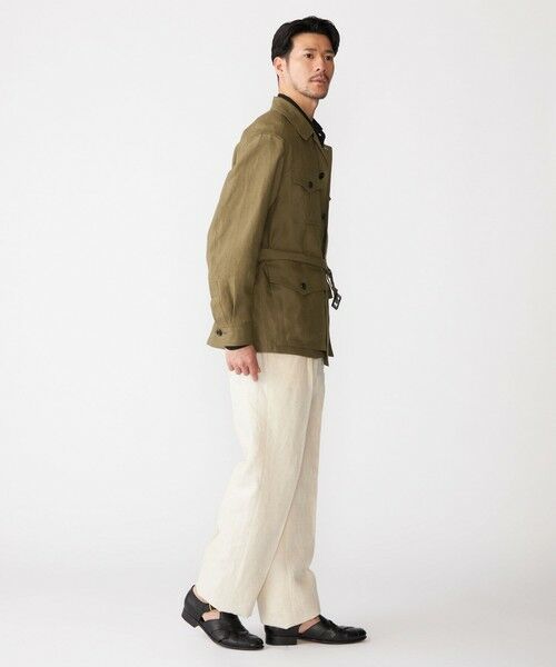 SHIPS / シップス テーラードジャケット | SHIPS: LES LESTON リネン サファリ ジャケット | 詳細22