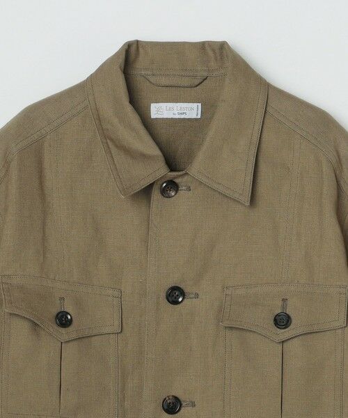 SHIPS / シップス テーラードジャケット | SHIPS: LES LESTON リネン サファリ ジャケット | 詳細24