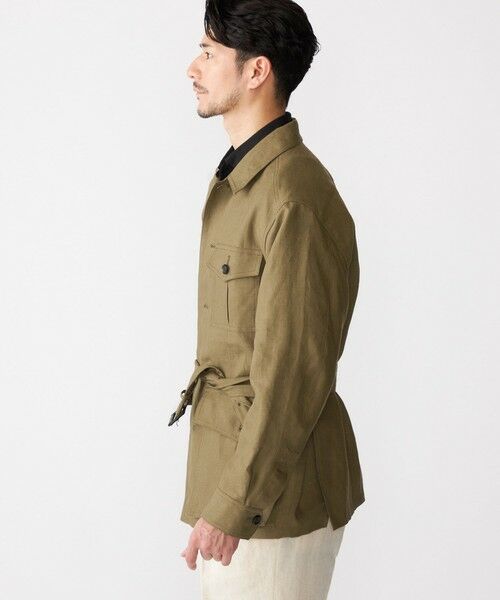 SHIPS / シップス テーラードジャケット | SHIPS: LES LESTON リネン サファリ ジャケット | 詳細12