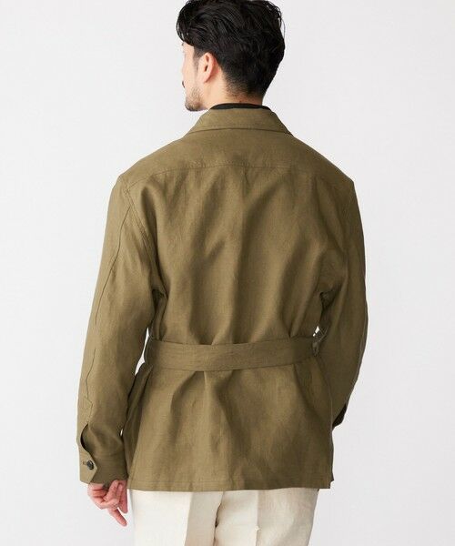 SHIPS / シップス テーラードジャケット | SHIPS: LES LESTON リネン サファリ ジャケット | 詳細13
