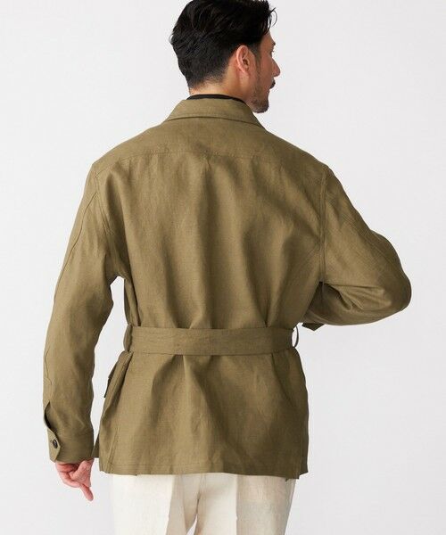 SHIPS / シップス テーラードジャケット | SHIPS: LES LESTON リネン サファリ ジャケット | 詳細14