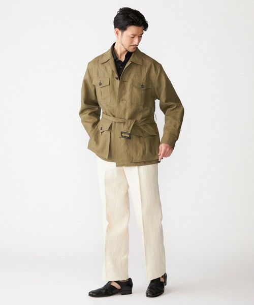 SHIPS / シップス テーラードジャケット | SHIPS: LES LESTON リネン サファリ ジャケット | 詳細16