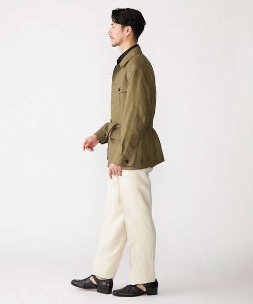 SHIPS / シップス テーラードジャケット | SHIPS: LES LESTON リネン サファリ ジャケット | 詳細18