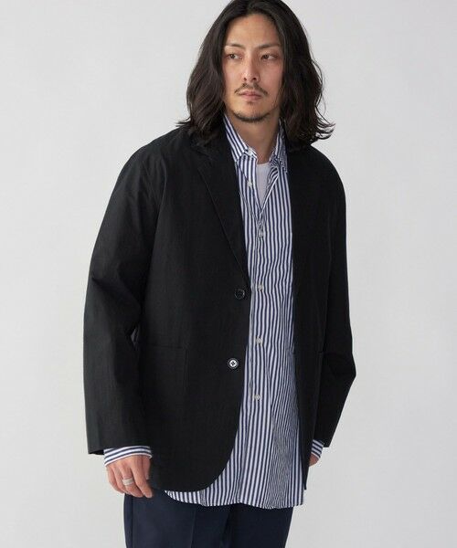 SHIPS / シップス テーラードジャケット | SHIPS: コットン ブロード リラックス シャツ ジャケット | 詳細23